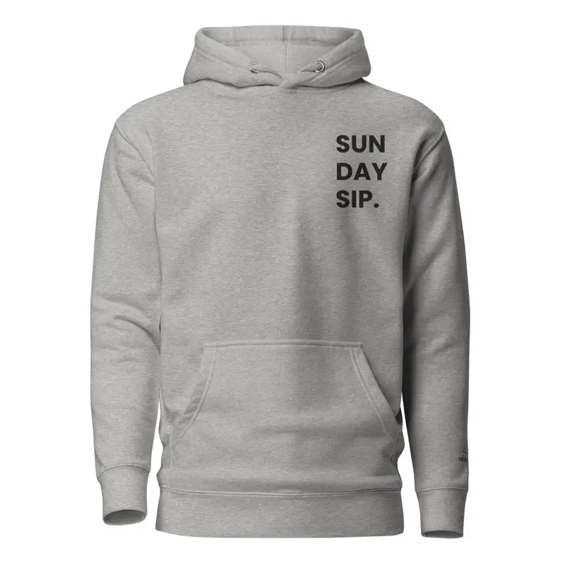 Sunday Sip Hoodie - Gray